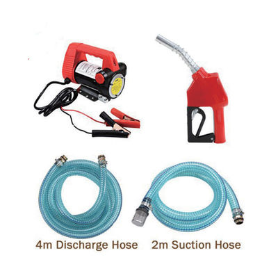 2V/24V DC Diesel Pump:50L/min,IP55,Auto Nozzle,PVC Hoses,for Farms/Sites/Fleets