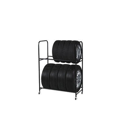 YD81-030C,Movable Tire Rack: Adjustable, Mobile (For Auto Shops/Garages)