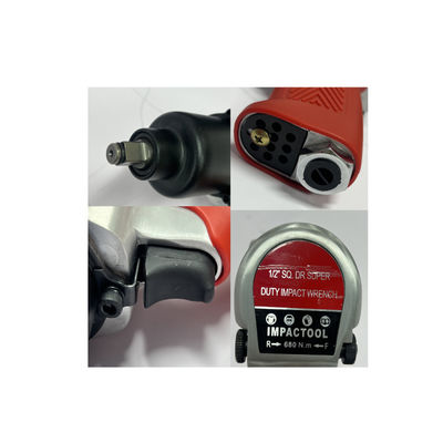 Heavy-Duty Twin Hammer Impact Wrench: For Auto/Industrial, High Torque