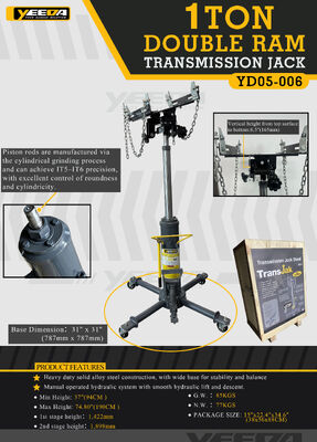 1 Ton Double Ram Transmission Jack YD05-006 Hydraulic Garage Lift