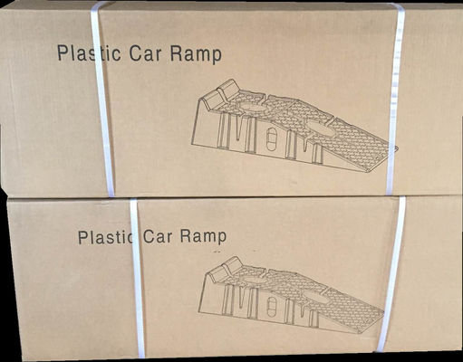 Black SUV Sturdy 2T Heavy Duty Plastic Car Ramps